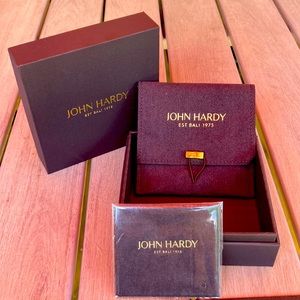 John Hardy gift box dust bag and cloth